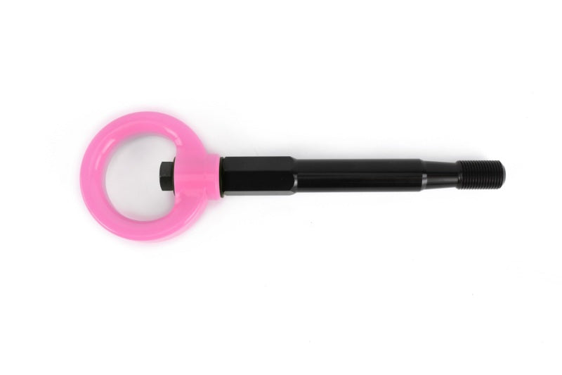 Perrin 15-19 Subaru WRX/STI Tow Hook Kit (Rear) - Hyper Pink PSP-BDY-252HP