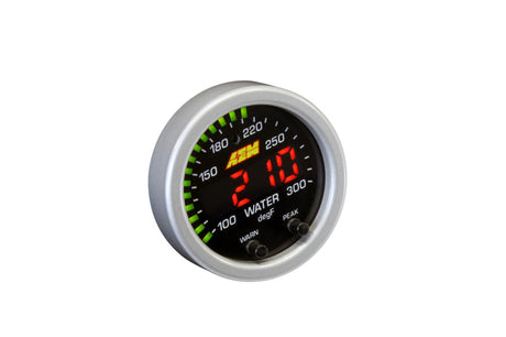 AEM X-Series Temperature 100-300F Gauge Kit (ONLY Black Bezel and Water Temp. Faceplate) 30-0302