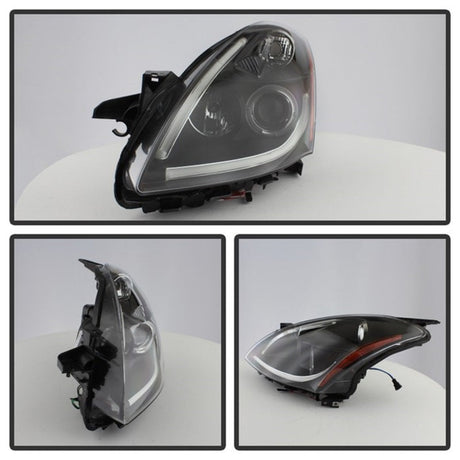 Spyder Nissan Altima 4Dr 10-12 Projector Headlights Light DRL LED Halo Blk PRO-YD-NA104D-LTDRL-BK 5076830