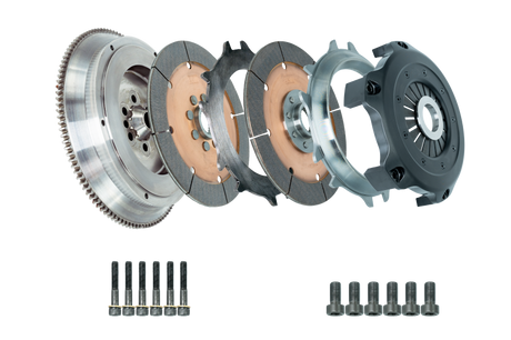 DKM Clutch 99-03 Audi A3 S3 Quattro MS Organic Twin Disc Clutch Kit w/Flywheel (660 ft/lbs Torque) MS-004-040