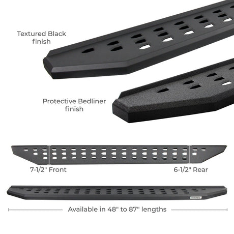 Go Rhino 2022 Toyota Tundra Crew Max 4dr RB20 Kit w/RB20 Running Board + Brkts - Tex. Blk 69443687PC