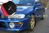 Rally Armor 1993-2001 Subaru Impreza UR Black Mud Flap w/ Grey Logo MF2-UR-BLK/GRY