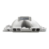 Edelbrock Manifold Chevy BB 9 8 Deck (Short) Super Victor 565 Thick Flange Rect Port Heads 2895