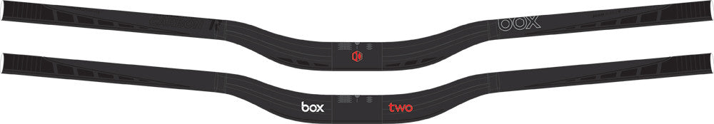 BOX Carbon 31.8mm Handlebar Black 780/30mm BX-HB1731830-BK