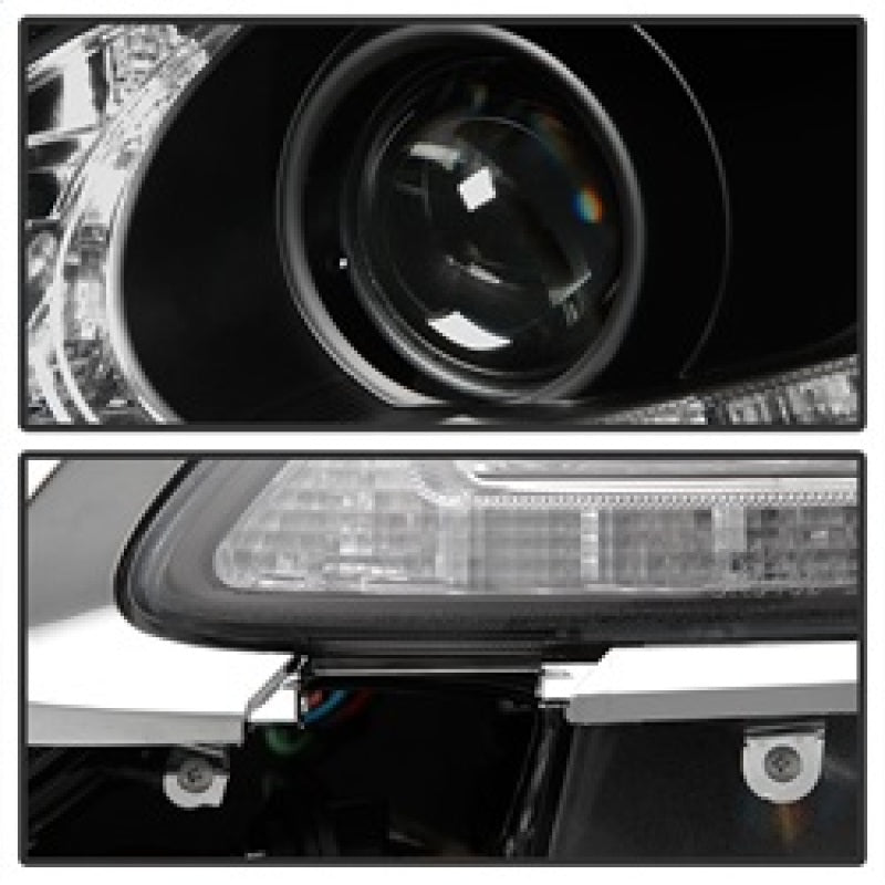 Spyder Lexus GS 300 / 350 / 450 06-11 Headlights - HID Model Only - Black PRO-YD-LG06-HID-DRL-BK 5082800