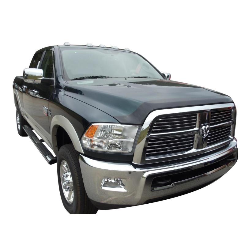 AVS 10-18 Dodge RAM 2500 Aeroskin Low Profile Acrylic Hood Shield - Smoke 322051