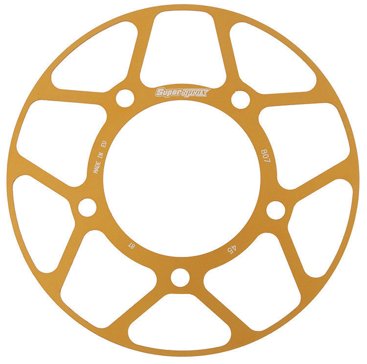 SUPERSPROX Rear Edge Sprkt Color Disk Alu 45t-525 Gld Suz RACD-807-45-GLD