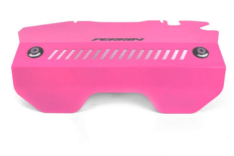 Perrin Subaru Pulley Cover (For FA DIT Engines) - Hyper Pink PSP-ENG-152HP