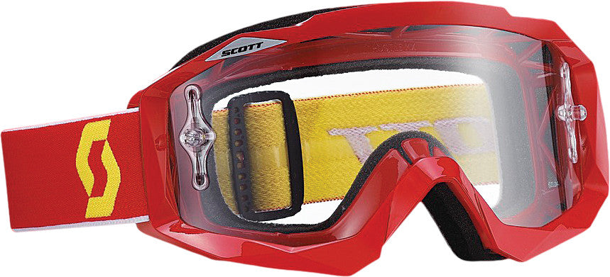 SCOTT Hustle Goggle Red W/Clear Lens 238057-0004113