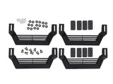 Rampage 1999-2019 Jeep Rock Rail Short Step Universal 4 Piece Set - Black 26410034