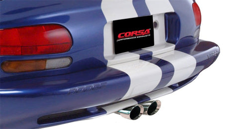 Corsa 96-02 Dodge Viper GTS 8.0L V10 Polished Sport Cat-Back Exhaust w/3in Inlet 14119