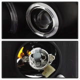 Spyder Honda Civic 06-08 2Dr Projector Headlights LED Halo Black High H1 Low H1 PRO-YD-HC06-2D-HL-BK 5010780