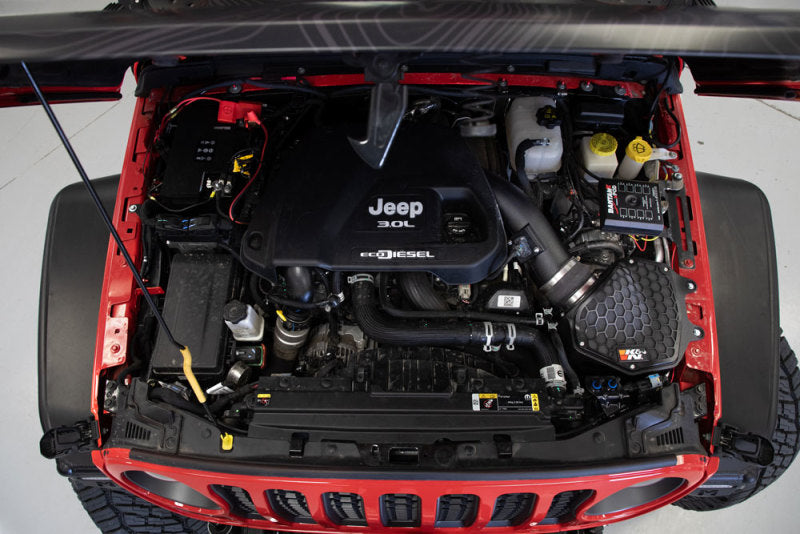 K&N 20-21 Jeep Wrangler V6-3.0L DSL Aircharger Performance Intake 63-1587