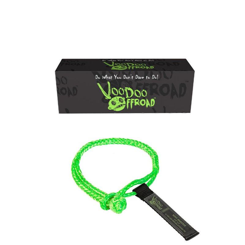 Voodoo Offroad Soft Shackle 1/4in x 6in - 11,700lb Break Strength 1500005A