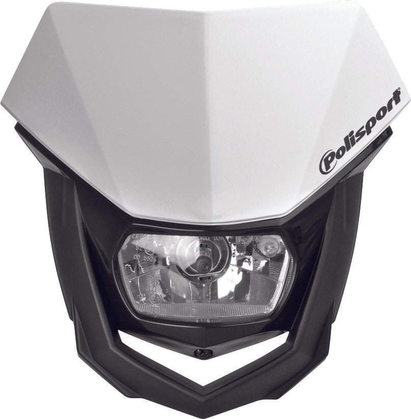 POLISPORT Headlight Halo White/Black 8657400001
