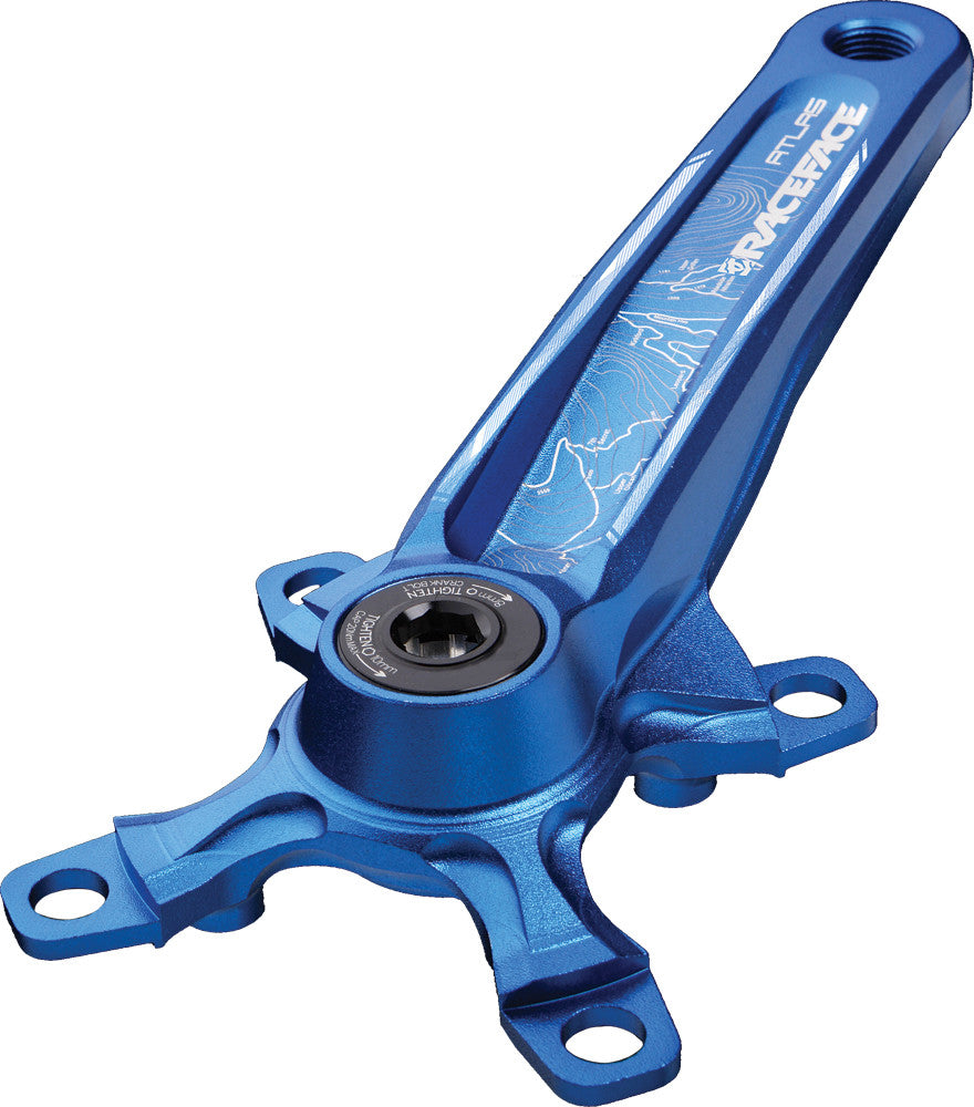 RACE FACE Atlas Crank W/83mm Bb Blue 165mm CK12A83A165BLU