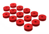 Energy Suspension 55-73 Jeep CJ5/CJ7/CJ8 Scrambler Red Body (Cab) Mount Set 2.4101R