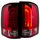 ANZO 2007-2013 Chevrolet Silverado 1500 LED Taillights Red/Clear G2 311225