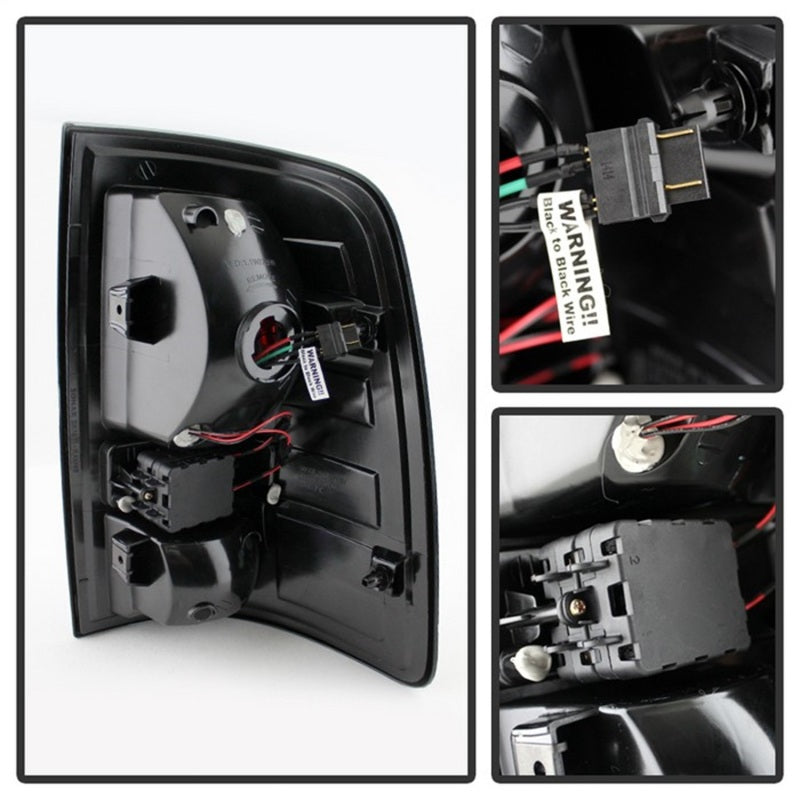 Spyder Dodge Ram 1500 09-14 LED Tail Lights Incandescent- Blk Smke ALT-YD-DRAM09-LED-BSM 5078124