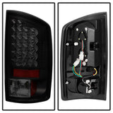 Spyder Dodge Ram 02-06 1500/Ram 2500/3500 03-06 LED Tail Light Black Smoke ALT-YD-DRAM02-LED-BSM 5078094