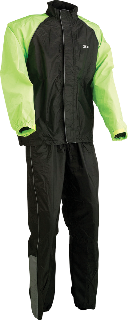 Z1R 2-Piece Rainsuit - Black/Hi-Vis - Large 2851-0538