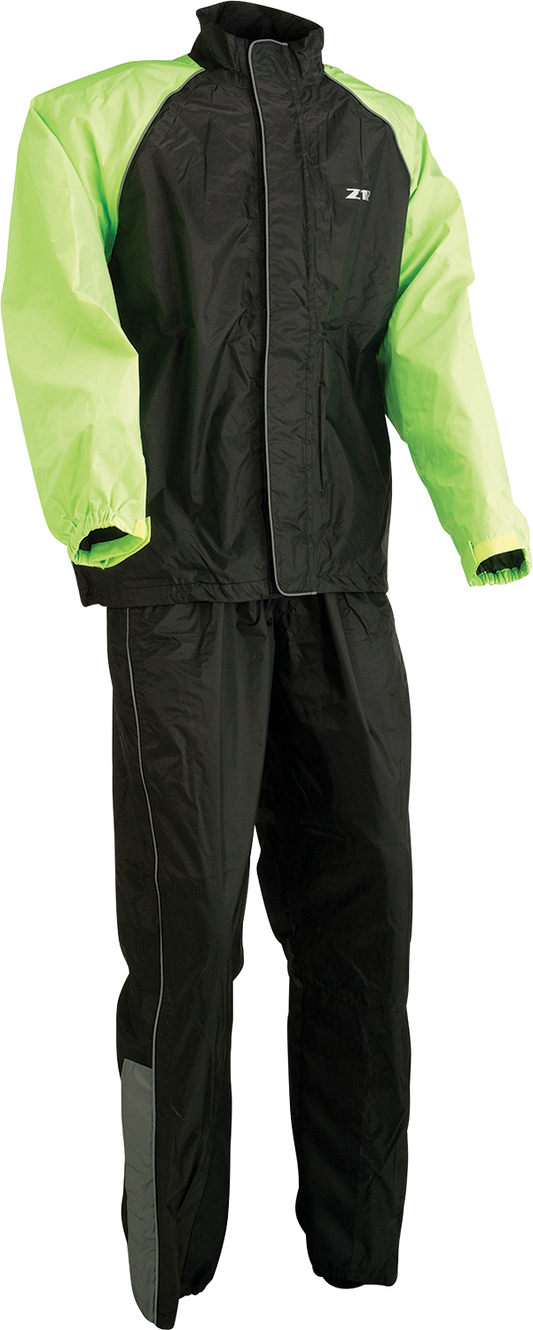 Z1R 2-Piece Rainsuit - Black/Hi-Vis - XL 2851-0539