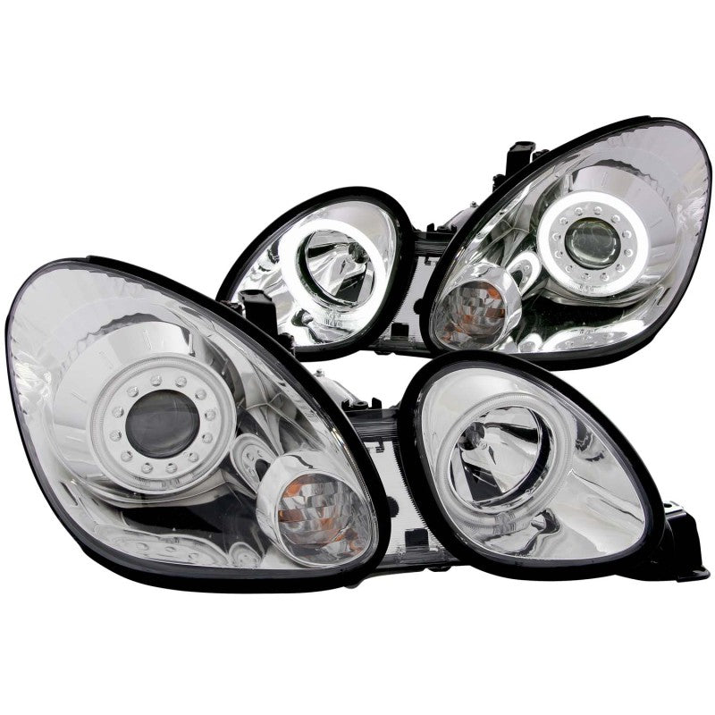 ANZO 1998-2005 Lexus Gs300 Projector Headlights w/ Halo Chrome 121143