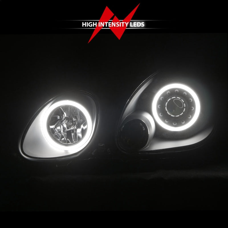 ANZO 1998-2005 Lexus Gs300 Projector Headlights w/ Halo Black 121144
