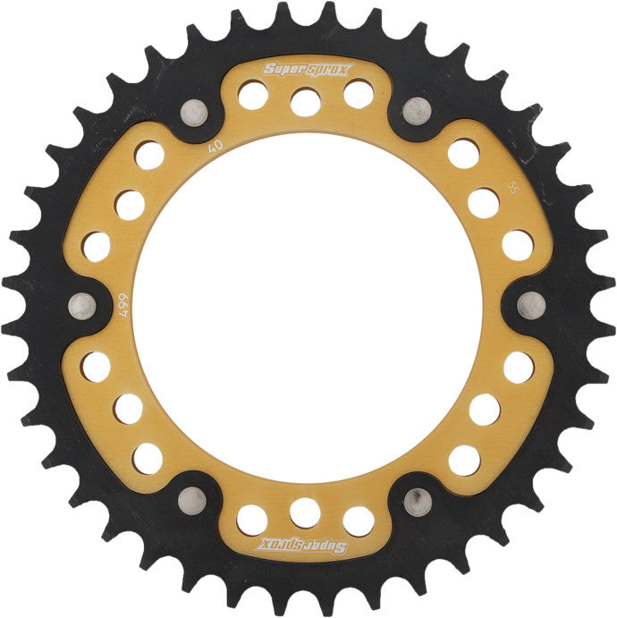 SUPERSPROX Rear Stealth Sprocket Alu/Stl 40t-530 Gld Kaw/Suz RST-499-40-GLD