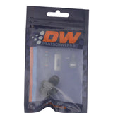 DeatschWerks 8AN ORB Male to 6AN Male Flare Adapter (Incl O-Ring) - Anodized Matte Black 6-02-0401-B