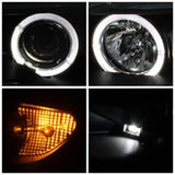 Spyder BMW E46 3-Series 04-06 2 DR Projector Halogen Model- LED Halo Blk PRO-YD-BMWE4604-2DR-HL-BK 5077141