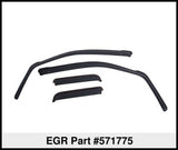 EGR 14+ Chev Silverado/GMC Sierra Crw Cab In-Channel Window Visors - Set of 4 - Matte (571775) 571775