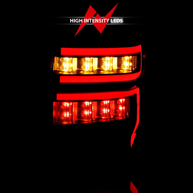 ANZO 2014-2020 Toyota 4Runner T.L Black Housing Smoke Lens Red Light Bar W/Sequential 311312