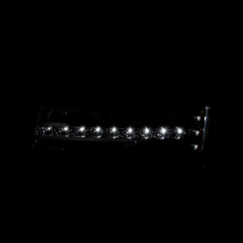ANZO 2003-2006 Chevrolet Silverado 1500 LED Parking Lights Black w/ Amber Reflector 511067