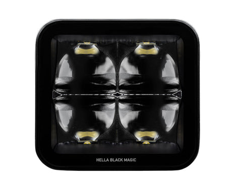 Hella Universal Black Magic 3.2in L.E.D. Cube Kit - Flood Beam (Long Range) LA358176821
