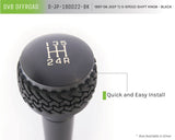 DV8 Offroad 1997-06 Jeep TJ 5-Speed Shift Knob And Lever Black D-JP-180022-BK