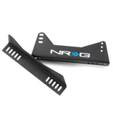 NRG Bucket Seat Side Bracket - 2pc w/ NRG Logo RSC-100MB-NRG
