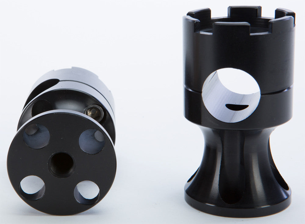 ROOKE 2.25" Riser 1" Bar Wide Black R-HR1252-B