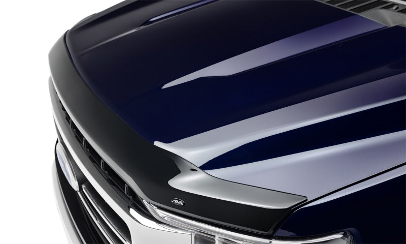 AVS 2021 Ford F-150 (Excl. Tremor/Raptor) Aeroskin Low Profile Acrylic Hood Shield - Smoke 322196