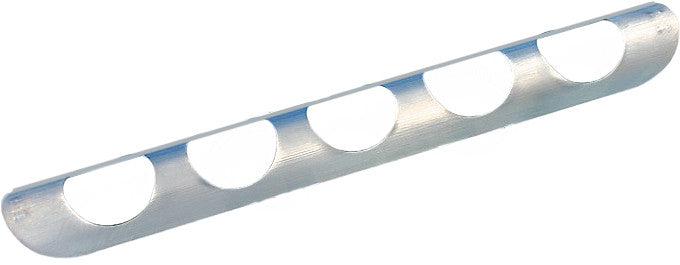 WEST-EAGLE Exhaust Heat Shield Drilled Polished 16" 4420-P