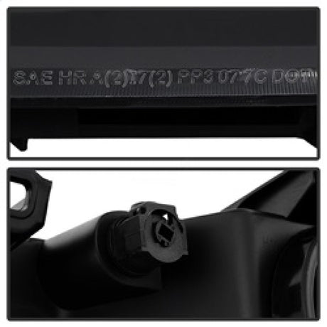 Xtune GMC Sierra 07-13 Crystal Headlights Black HD-JH-GSIE07-AM-BK 9034749
