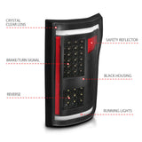 ANZO 2015-2017 Ford F-150 LED Taillights Black 311285