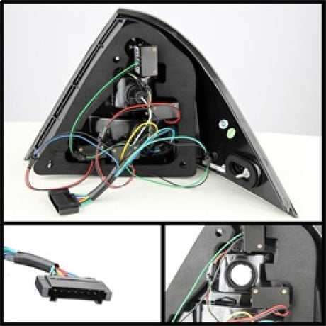 Spyder Mercedes Benz W203 C-Class 05-07 4DR Sedan LED Tail Lights Smoke ALT-YD-MBZC05-LED-SM 5069986