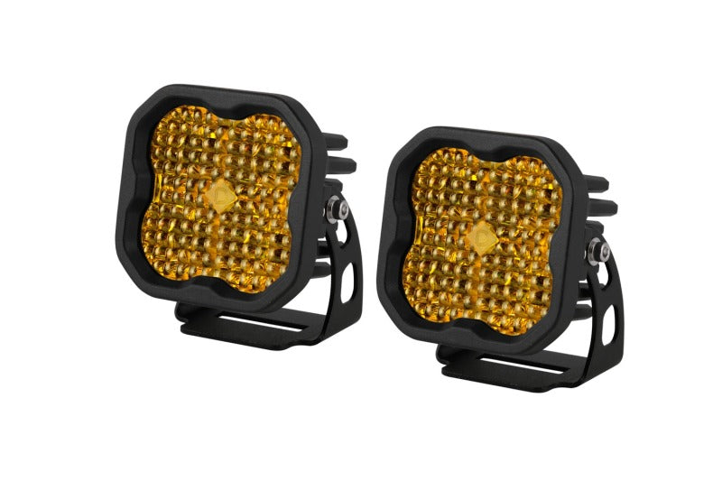 Diode Dynamics SS3 Pro ABL - Yellow Flood Standard (Pair) DD6891P
