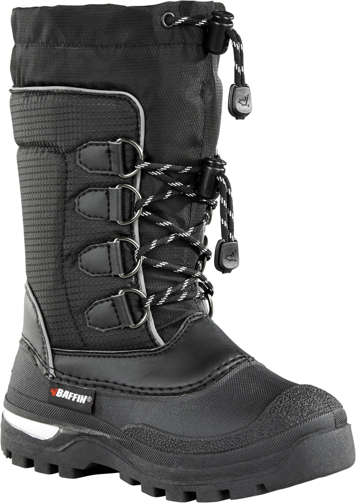 BAFFIN Youth Pinetree Boots Black Sz 11 SNTR-Y026-BK1-11