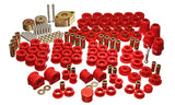Energy Suspension 07-11 Jeep JK 4dr Red Hyper-Flex Master Bushing Set 2.18108R
