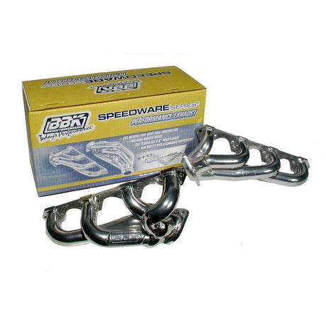 BBK 87-95 Ford F150 Truck 5.0 302 Shorty Unequal Length Exhaust Headers - 1-5/8 Titanium Ceramic 3510