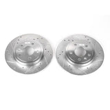 Power Stop 05-09 Audi A4 Rear Evolution Drilled & Slotted Rotors - Pair EBR1006XPR