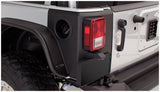 Bushwacker 07-18 Jeep Wrangler Trail Armor Rear Corners - Black 14009