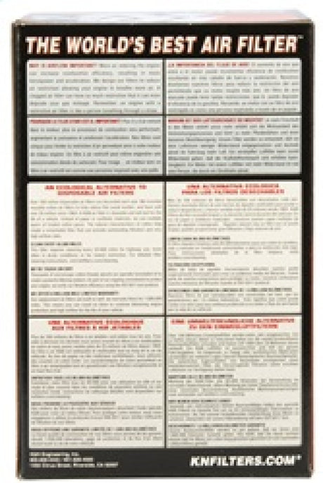 K&N Oval Air Filter - 8-7/8in L 5-1/4in W 3-1/4in H E-3461